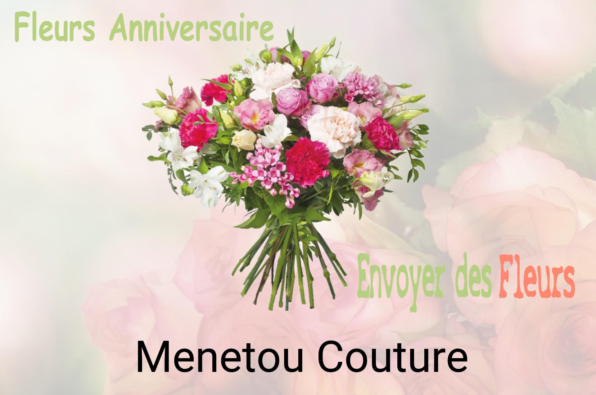 Bouquet de fleurs d’anniversaire livré à Menetou-Couture