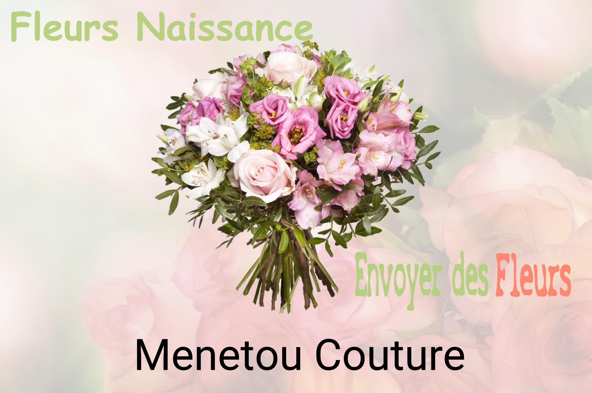 Bouquet de fleurs de naissance livré à Menetou-Couture